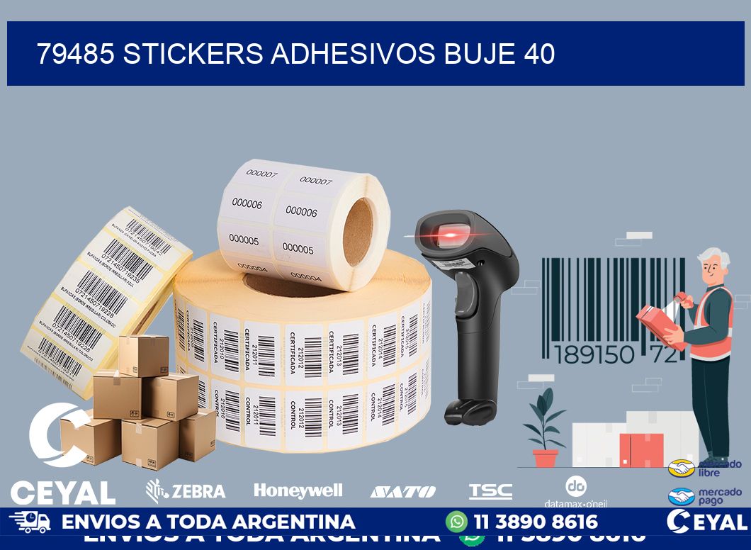 79485 STICKERS ADHESIVOS BUJE 40