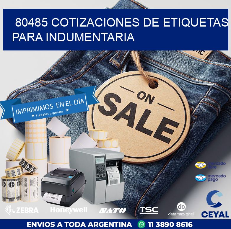 80485 COTIZACIONES DE ETIQUETAS PARA INDUMENTARIA