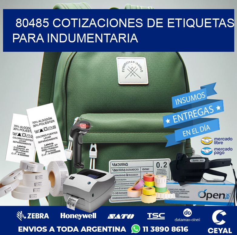 80485 COTIZACIONES DE ETIQUETAS PARA INDUMENTARIA