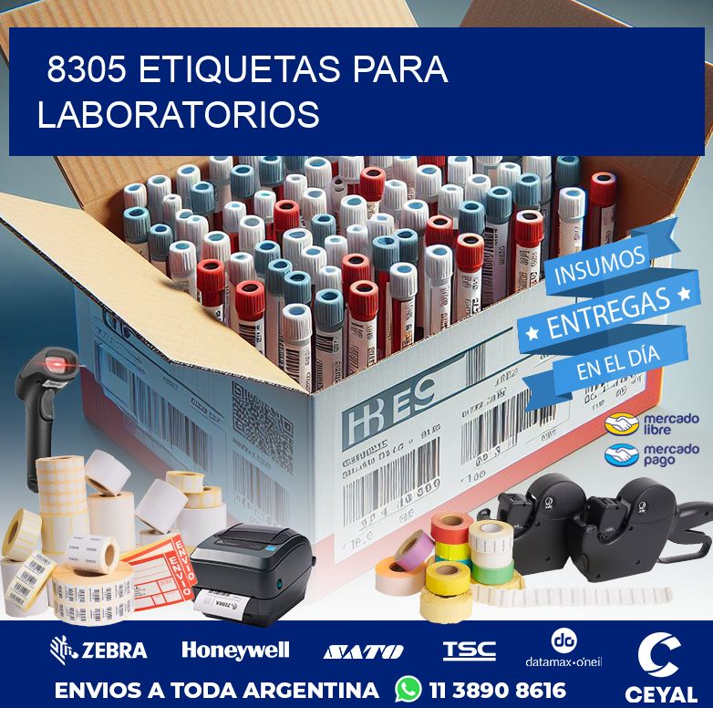 8305 ETIQUETAS PARA LABORATORIOS