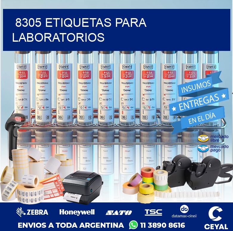 8305 ETIQUETAS PARA LABORATORIOS