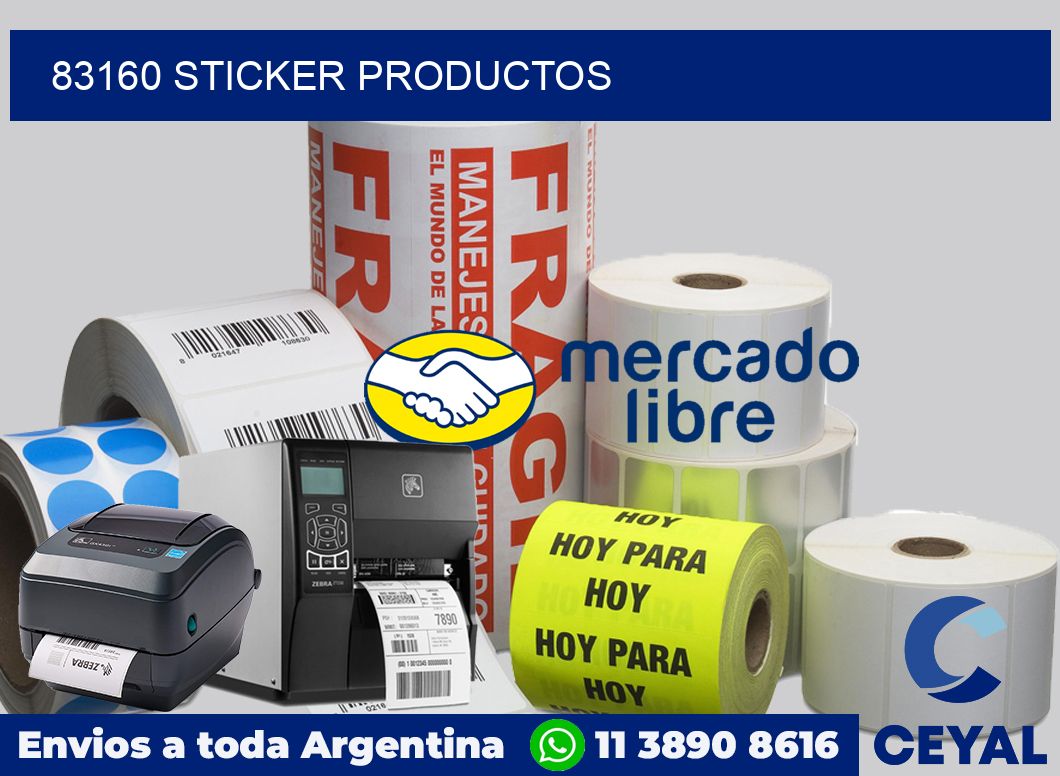 83160 STICKER PRODUCTOS
