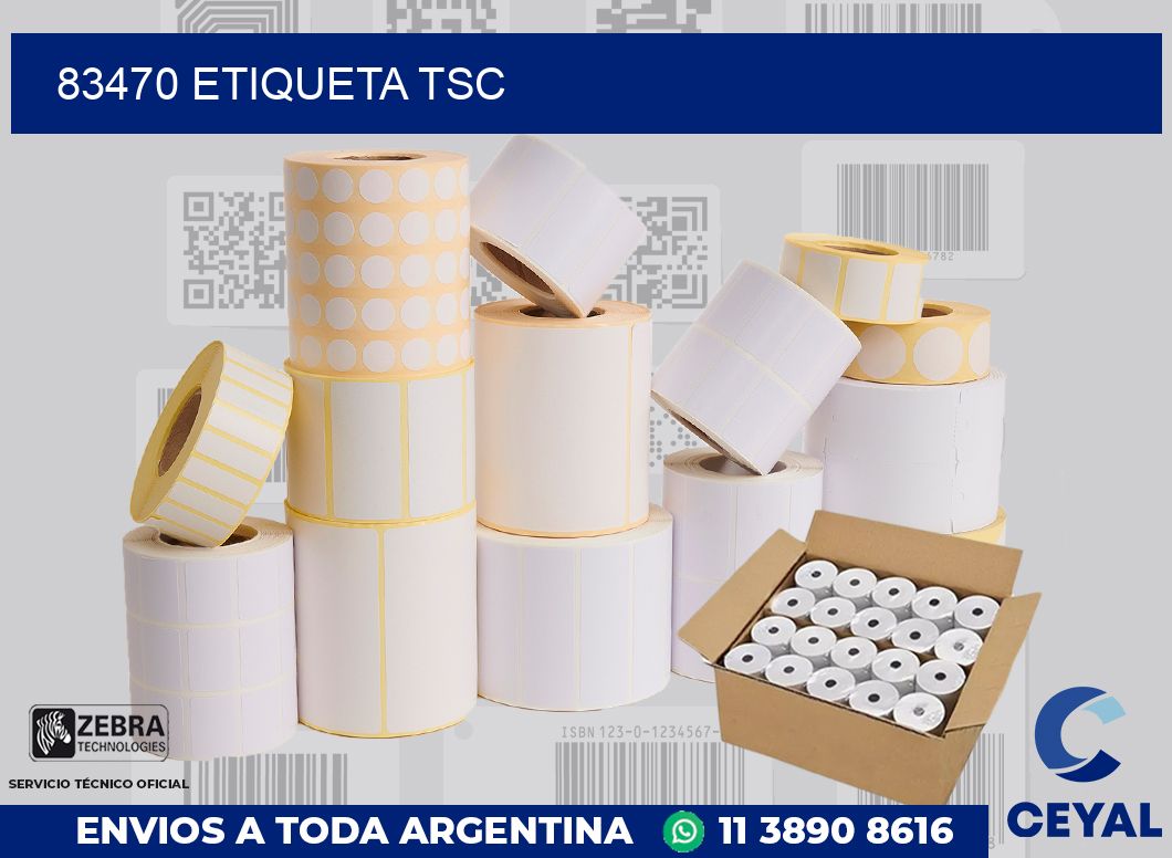 83470 etiqueta tsc