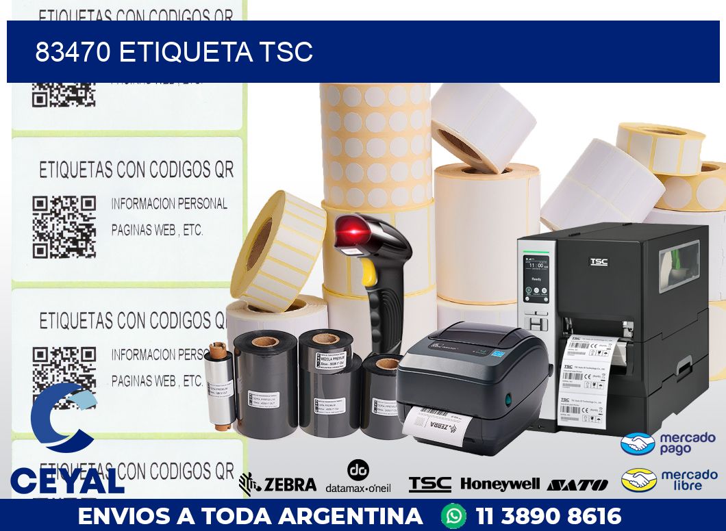 83470 etiqueta tsc