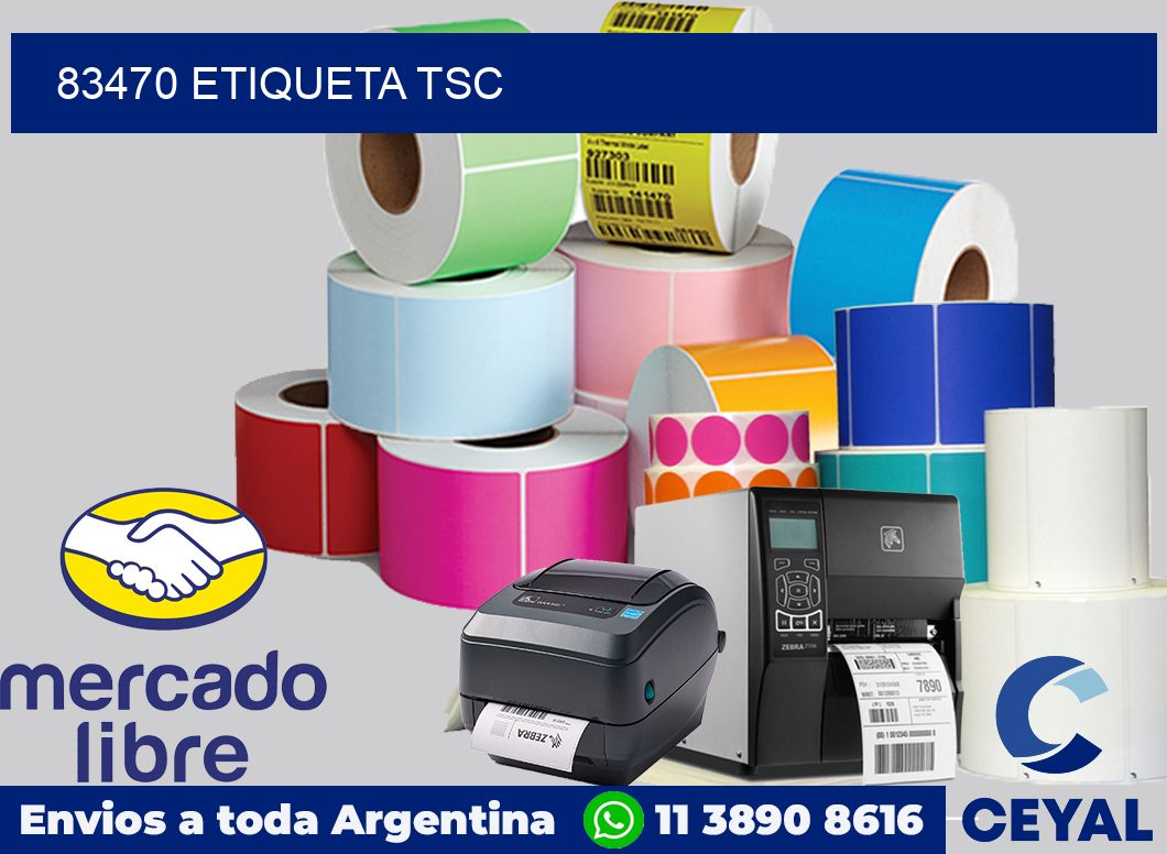 83470 etiqueta tsc