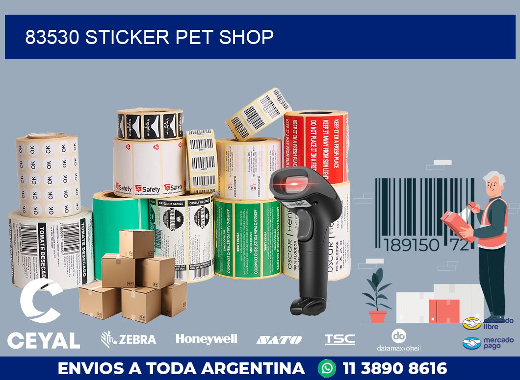 83530 STICKER PET SHOP