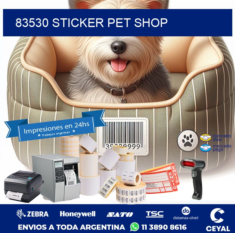 83530 STICKER PET SHOP