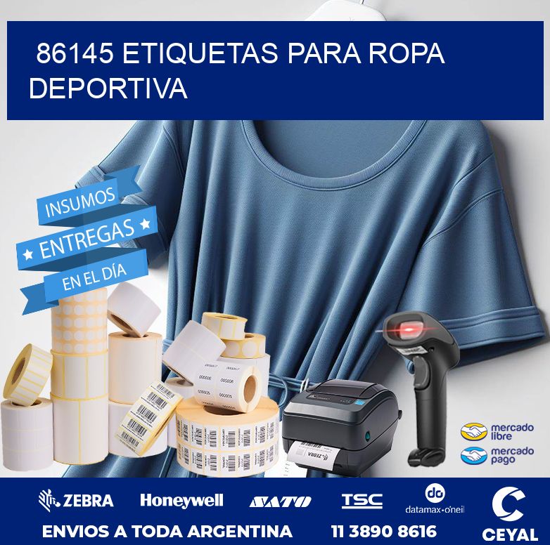 86145 ETIQUETAS PARA ROPA DEPORTIVA