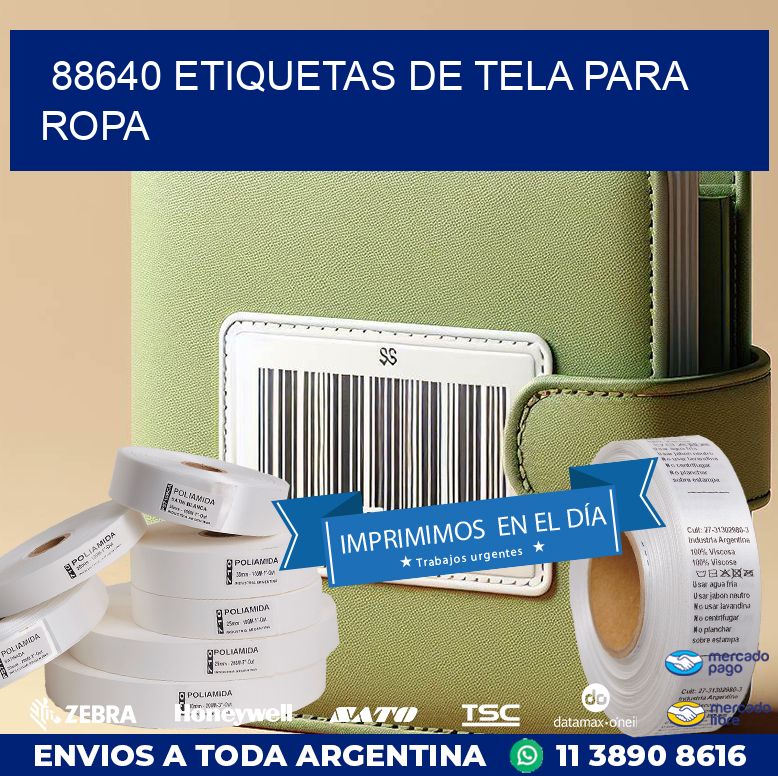 88640 ETIQUETAS DE TELA PARA ROPA