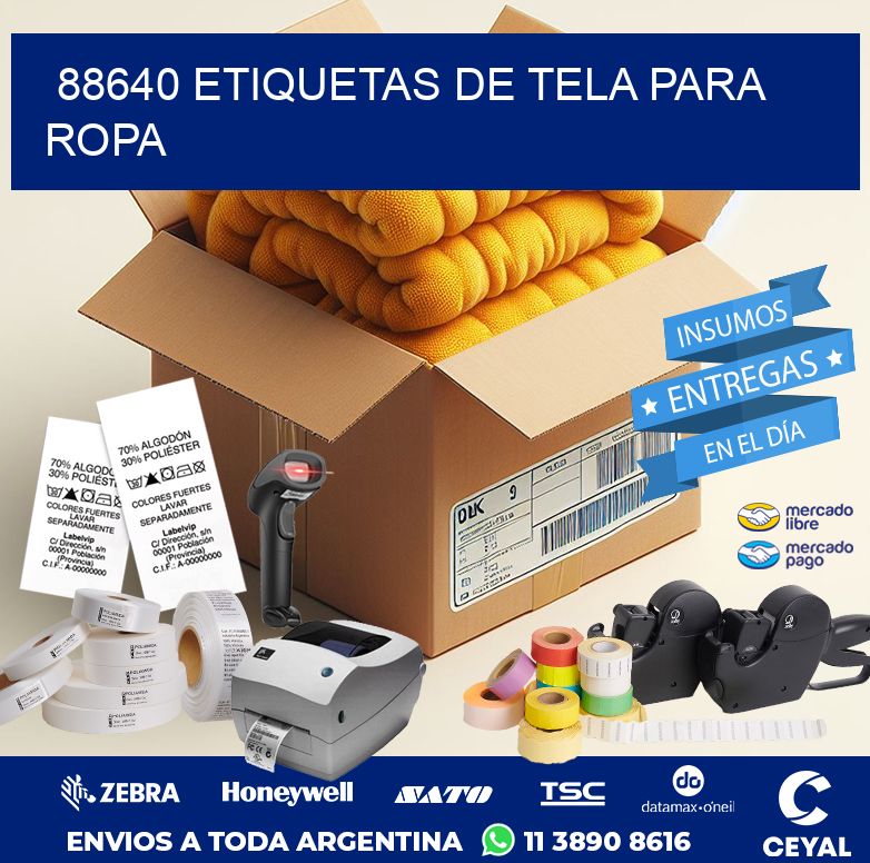 88640 ETIQUETAS DE TELA PARA ROPA