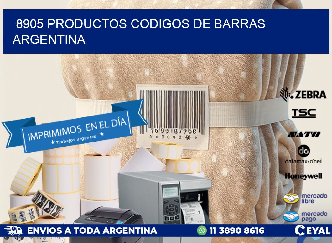 8905 productos codigos de barras argentina