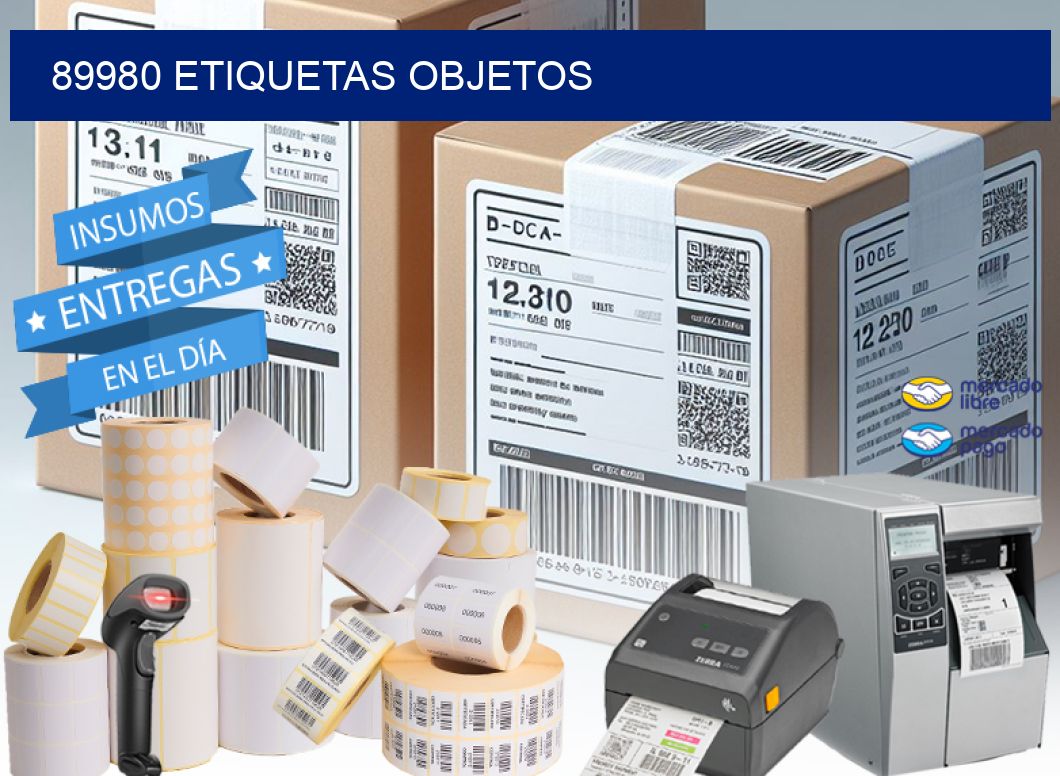 89980 etiquetas objetos