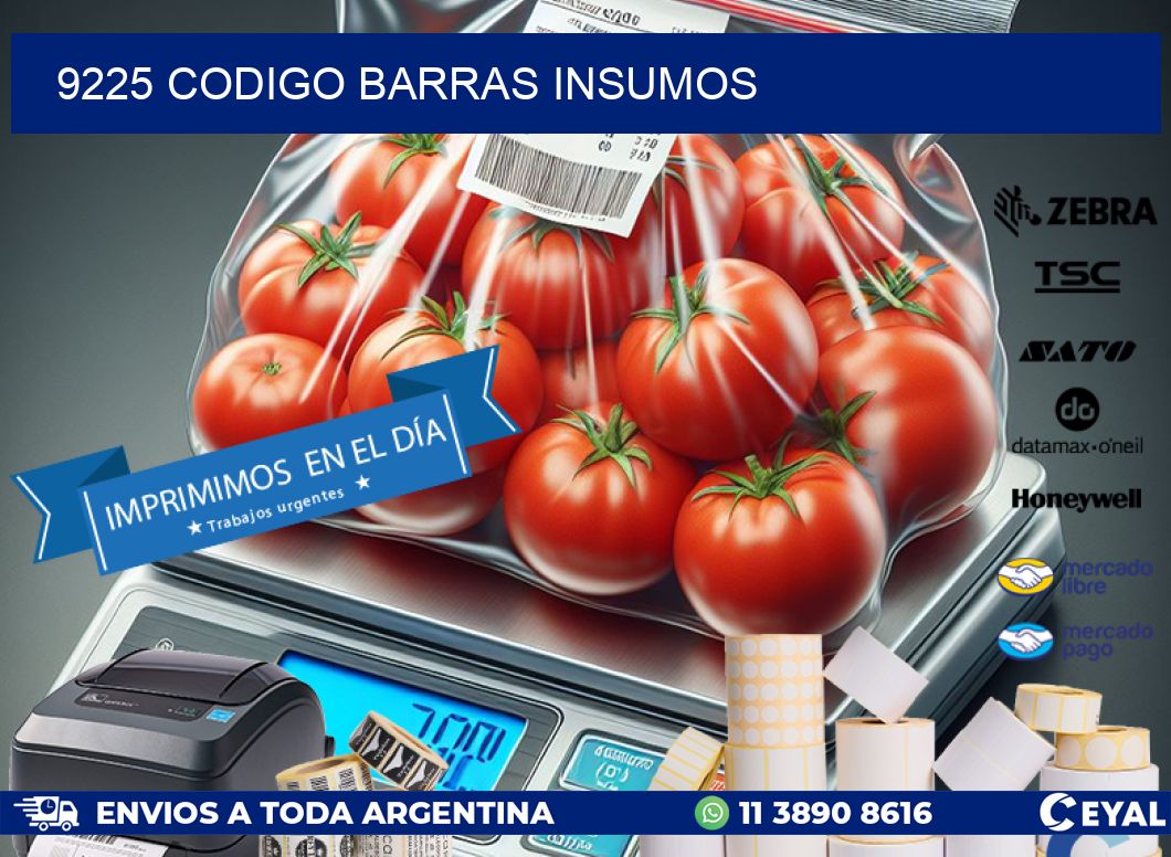 9225 CODIGO BARRAS INSUMOS