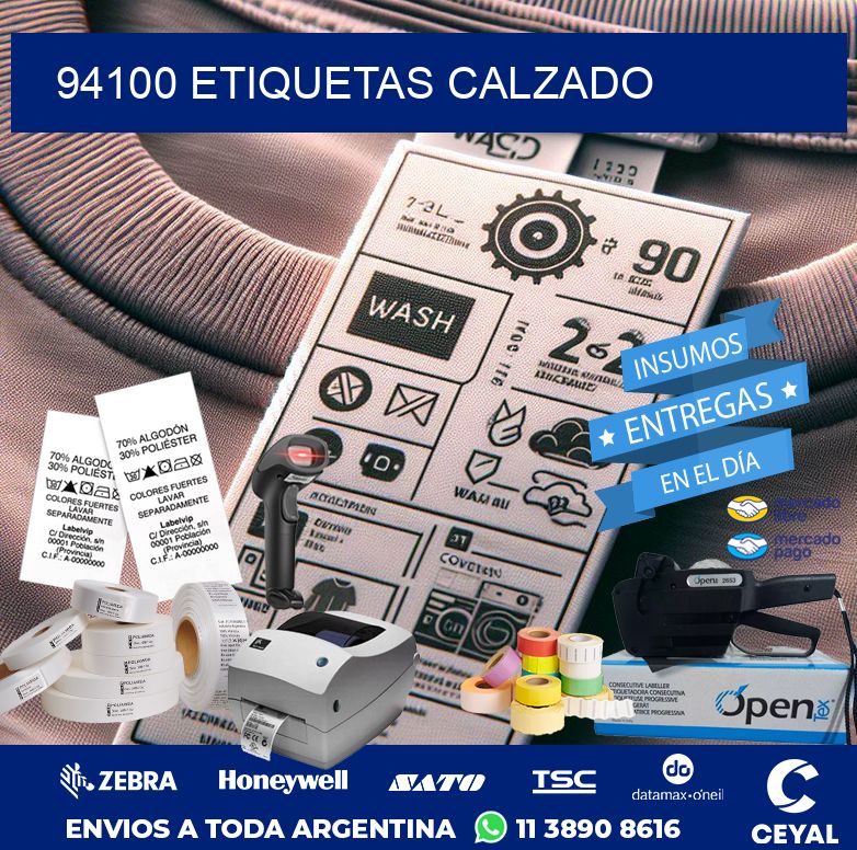 94100 ETIQUETAS CALZADO