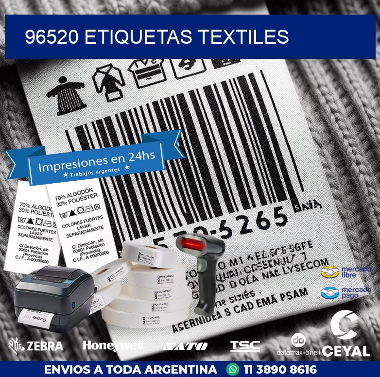 96520 ETIQUETAS TEXTILES