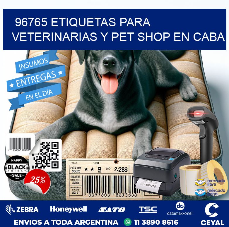 96765 ETIQUETAS PARA VETERINARIAS Y PET SHOP EN CABA