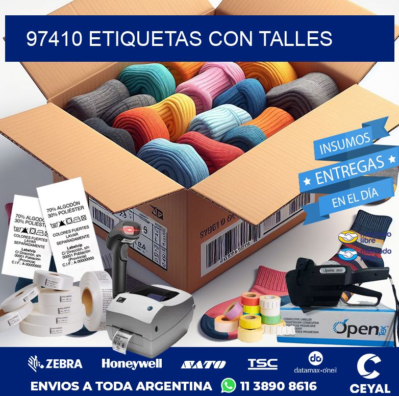 97410 ETIQUETAS CON TALLES