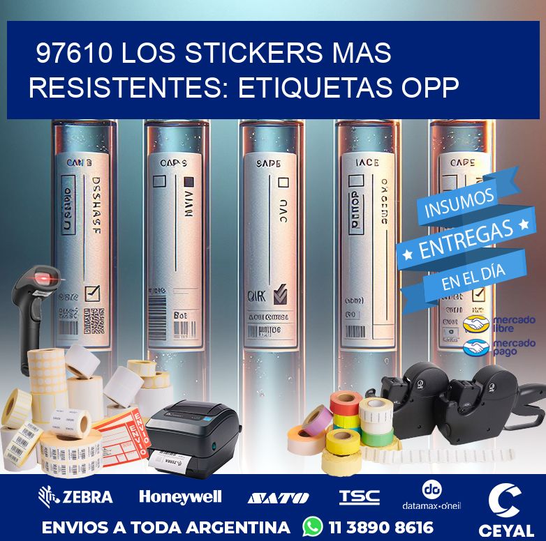 97610 LOS STICKERS MAS RESISTENTES: ETIQUETAS OPP