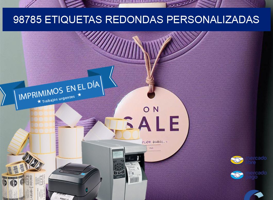 98785 ETIQUETAS REDONDAS PERSONALIZADAS