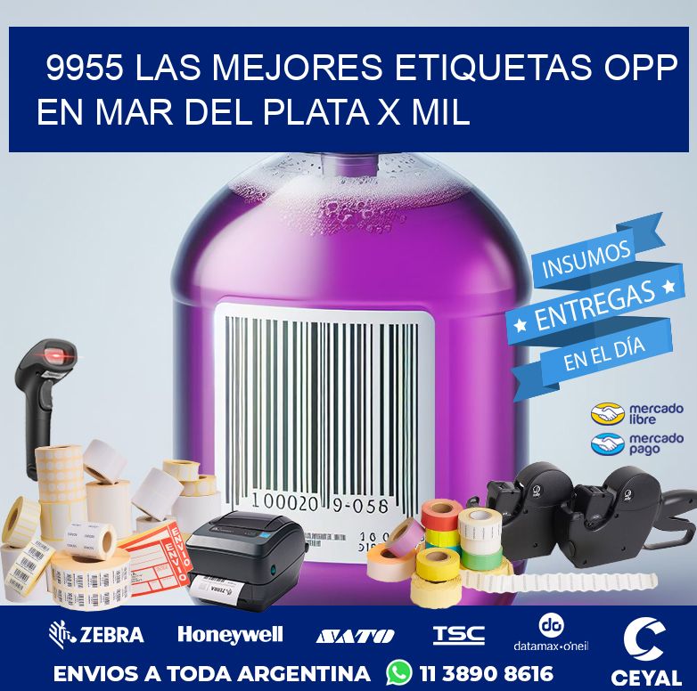 9955 LAS MEJORES ETIQUETAS OPP EN MAR DEL PLATA X MIL