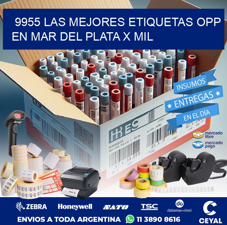 9955 LAS MEJORES ETIQUETAS OPP EN MAR DEL PLATA X MIL