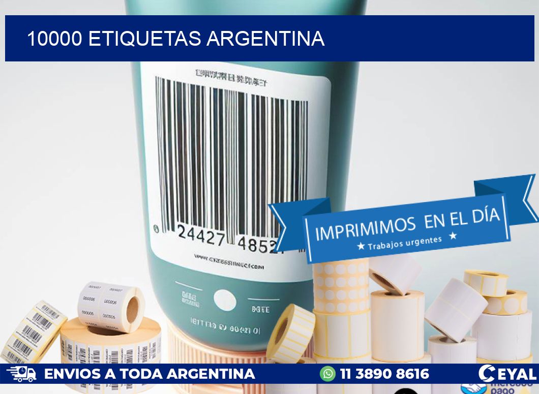 10000 ETIQUETAS ARGENTINA