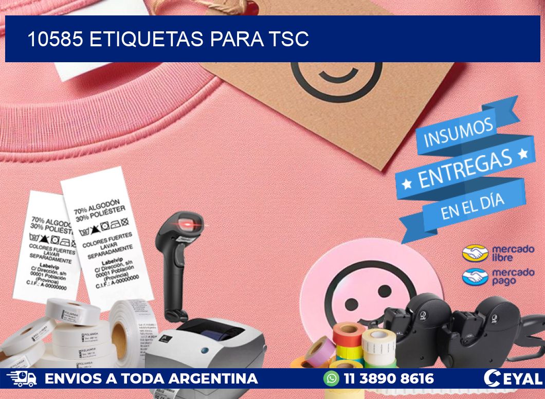 10585 ETIQUETAS PARA TSC