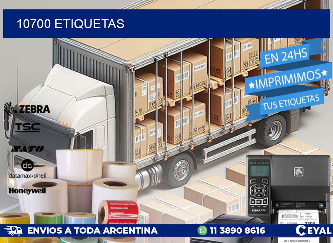 10700 ETIQUETAS