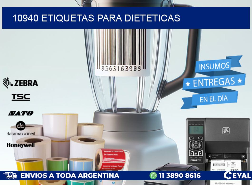 10940 ETIQUETAS PARA DIETETICAS