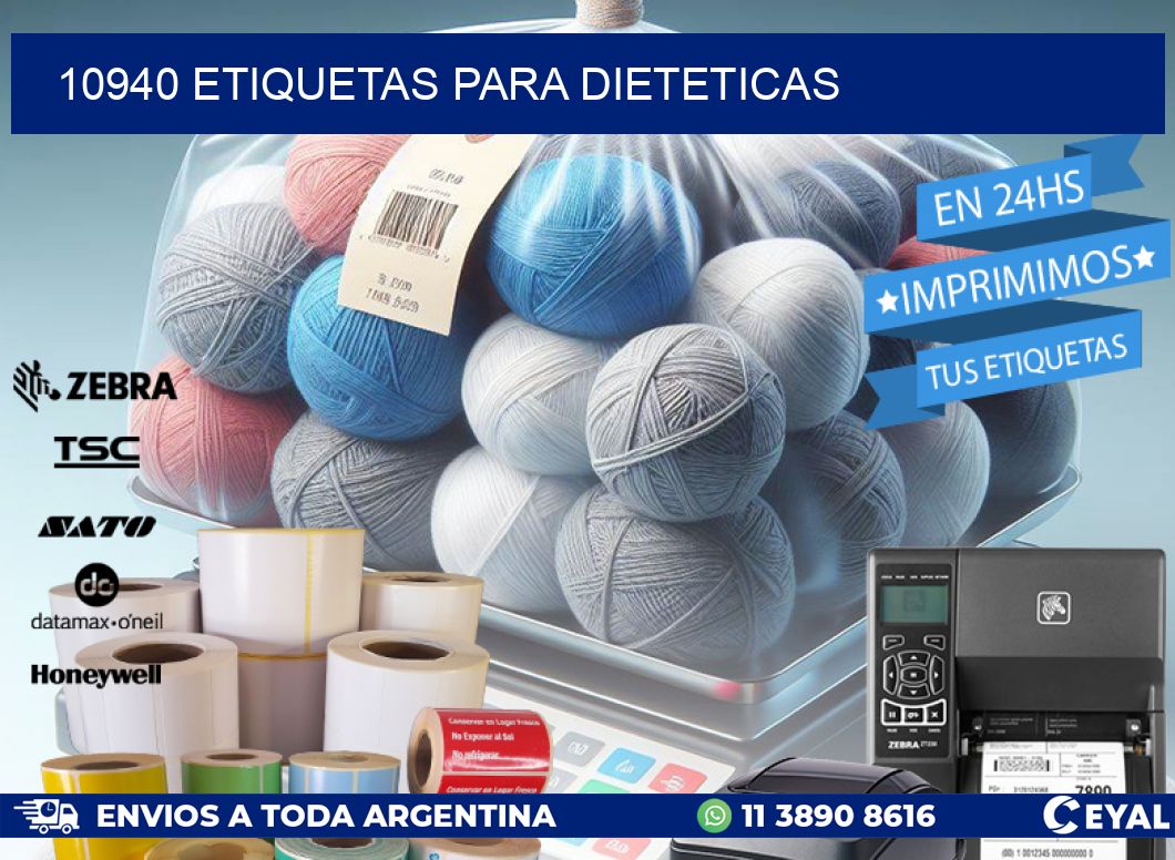 10940 ETIQUETAS PARA DIETETICAS