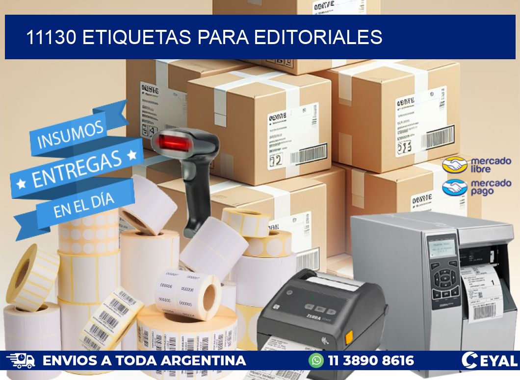 11130 ETIQUETAS PARA EDITORIALES