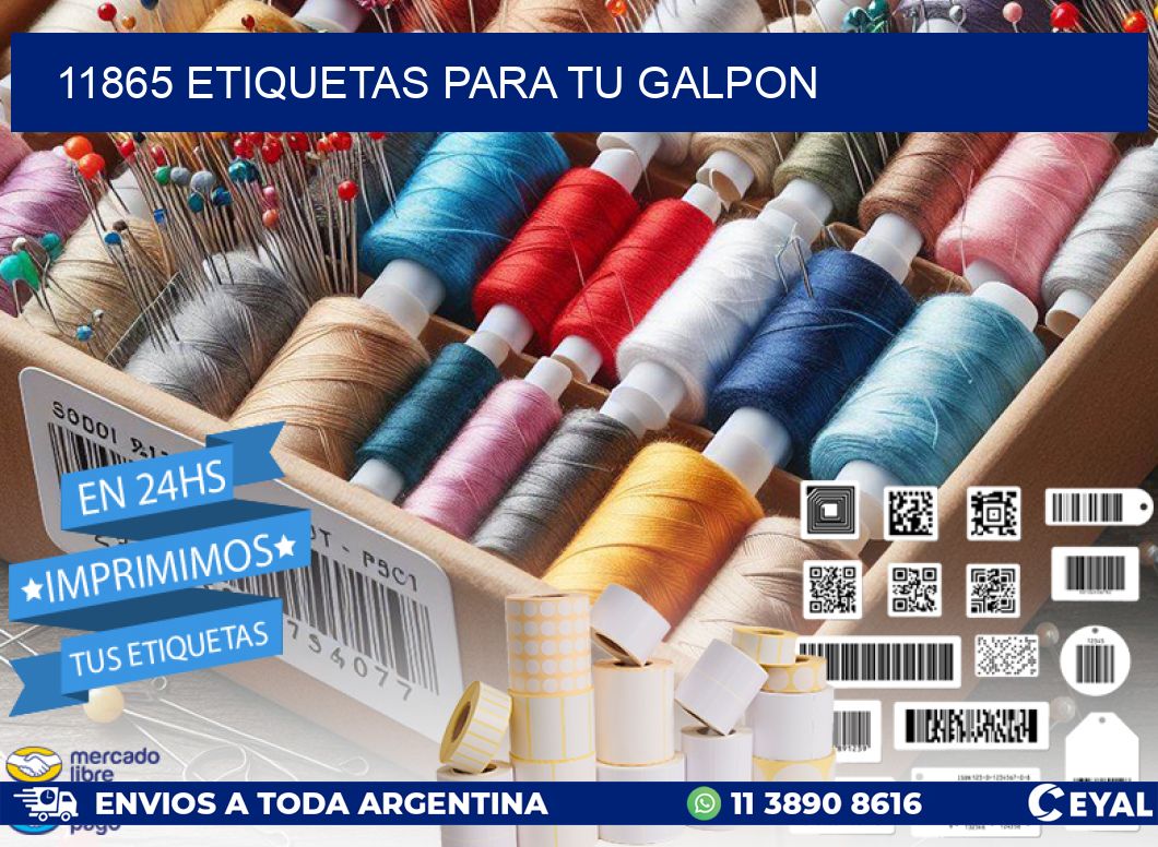11865 ETIQUETAS PARA TU GALPON