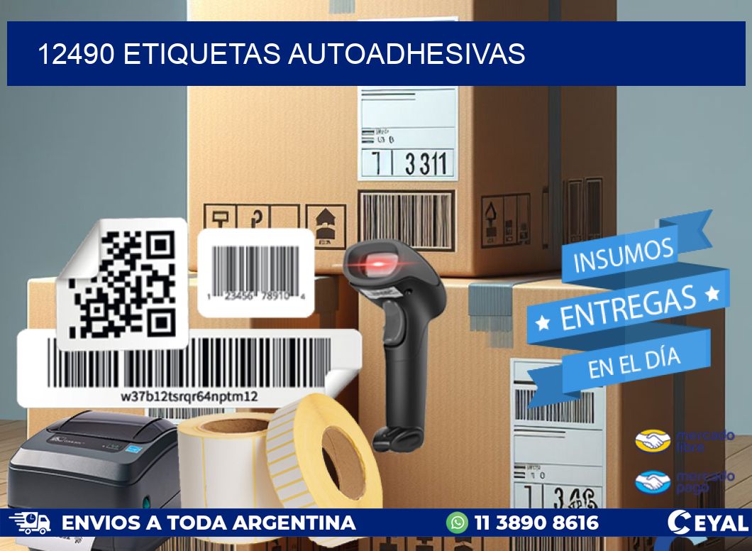 12490 ETIQUETAS AUTOADHESIVAS