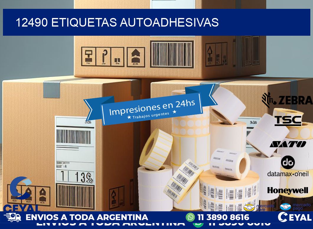 12490 ETIQUETAS AUTOADHESIVAS