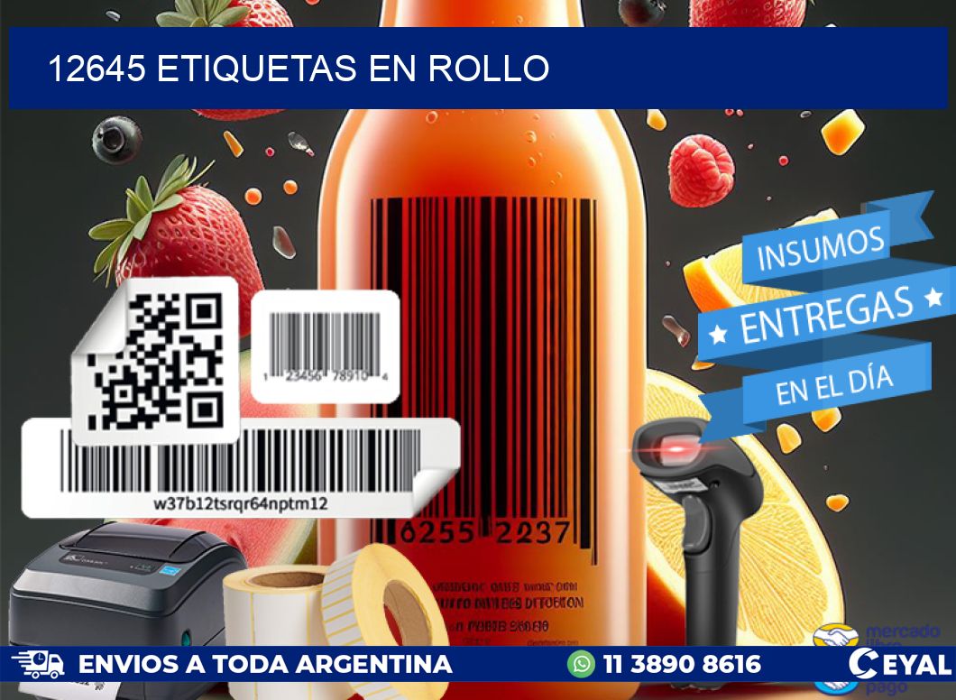12645 ETIQUETAS EN ROLLO