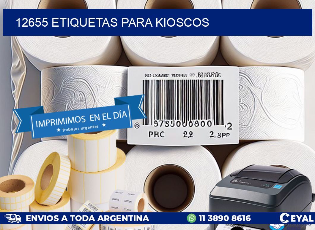12655 ETIQUETAS PARA KIOSCOS