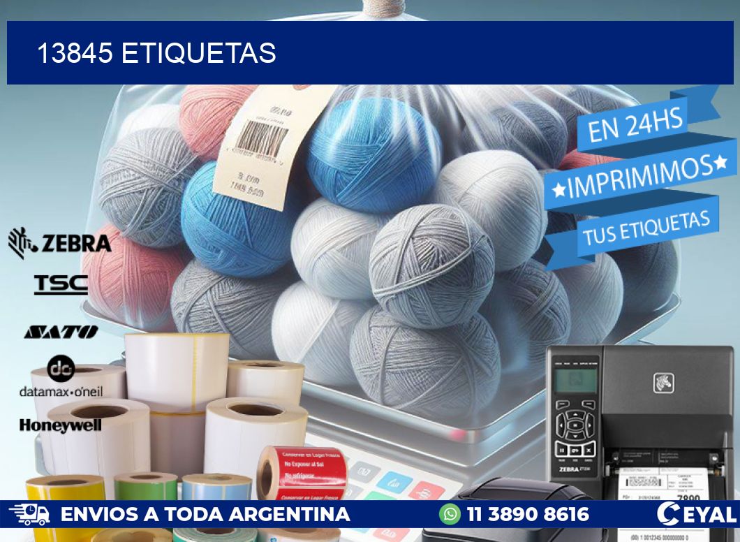 13845 ETIQUETAS