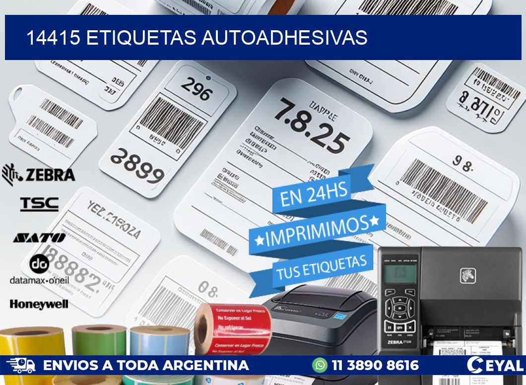 14415 ETIQUETAS AUTOADHESIVAS