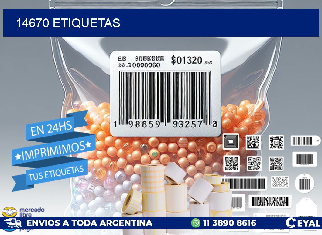 14670 ETIQUETAS