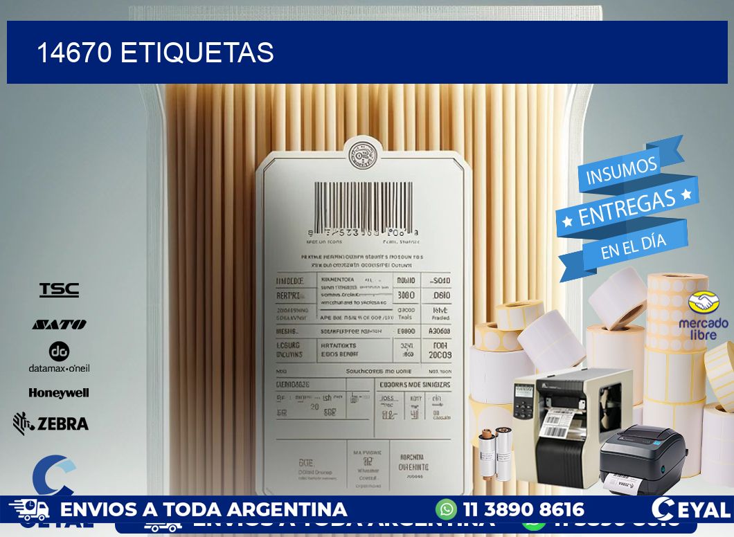 14670 ETIQUETAS