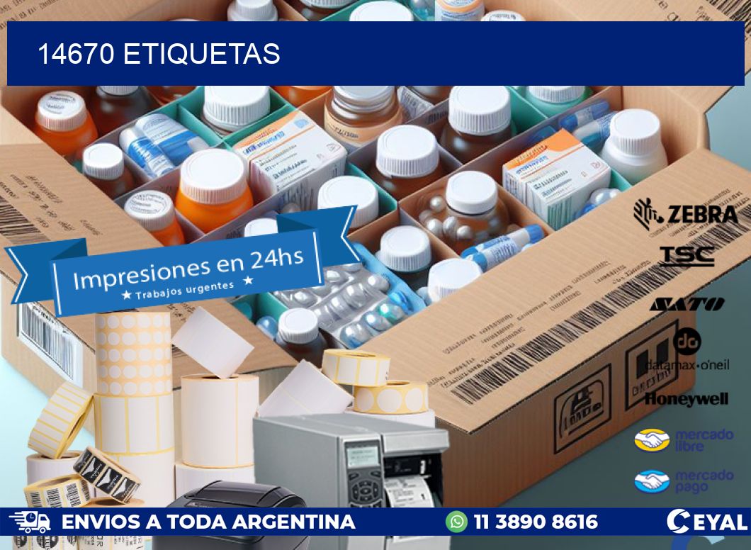 14670 ETIQUETAS