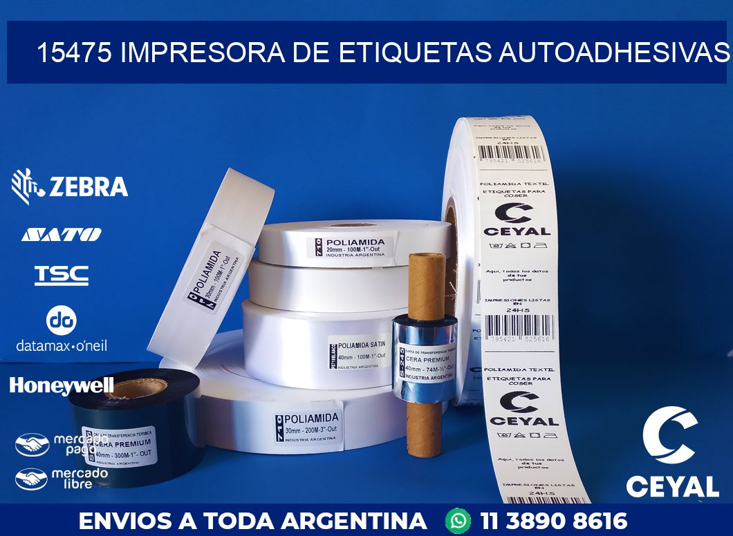 15475 IMPRESORA DE ETIQUETAS AUTOADHESIVAS