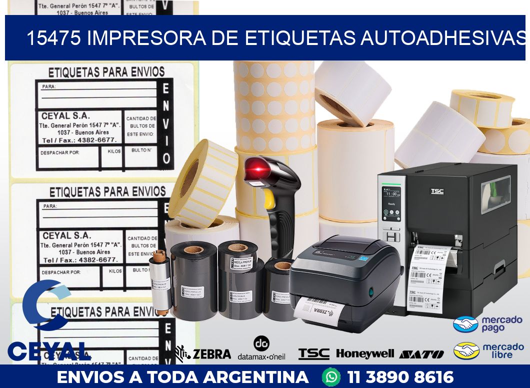 15475 IMPRESORA DE ETIQUETAS AUTOADHESIVAS