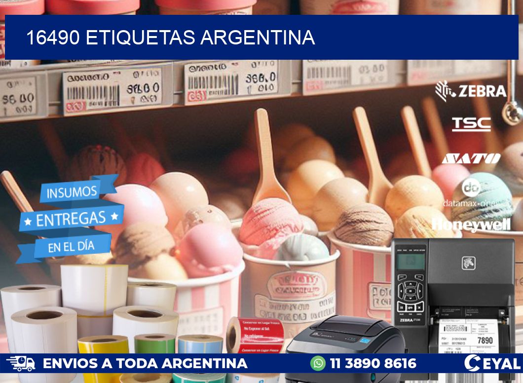 16490 ETIQUETAS ARGENTINA