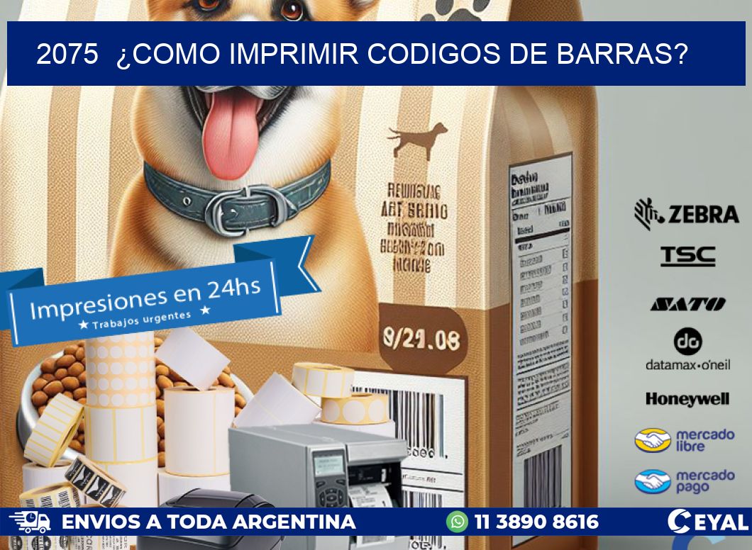 2075  ¿COMO IMPRIMIR CODIGOS DE BARRAS?