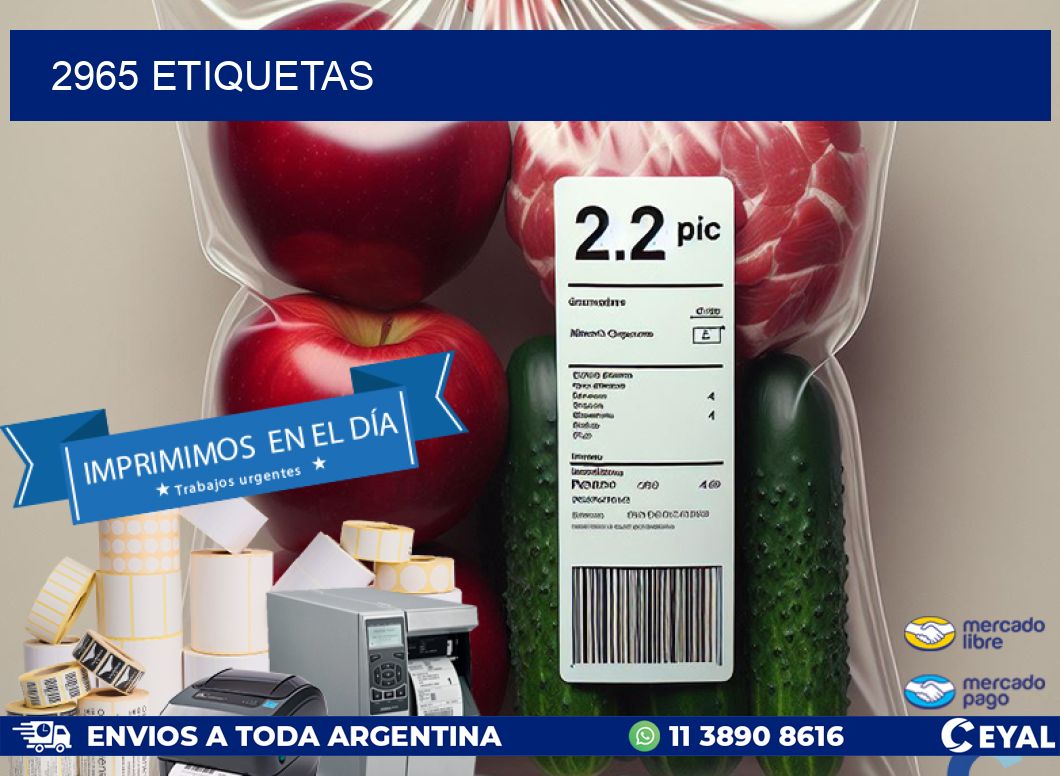 2965 ETIQUETAS