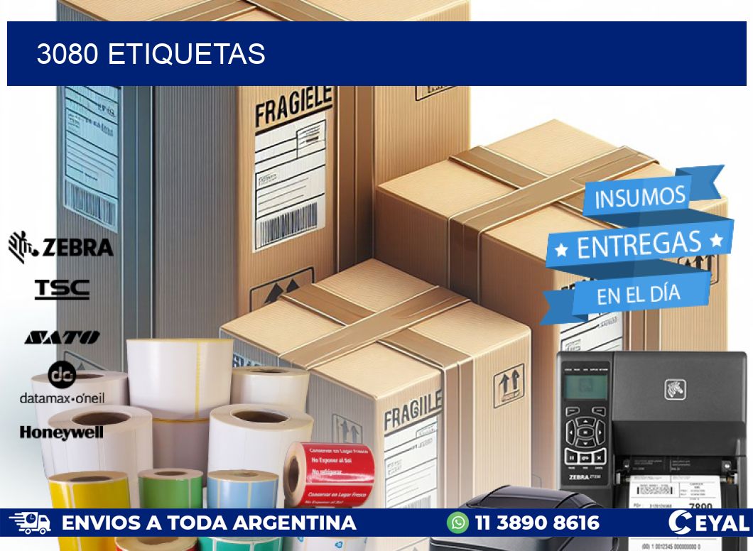 3080 ETIQUETAS