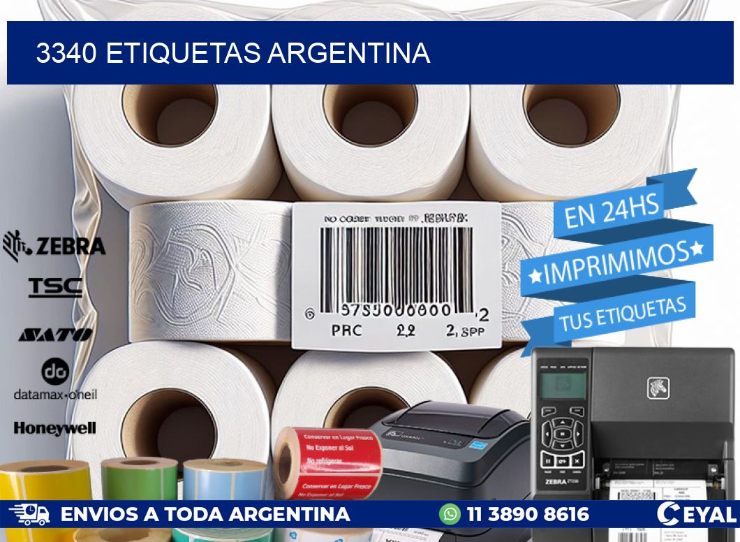 3340 ETIQUETAS ARGENTINA