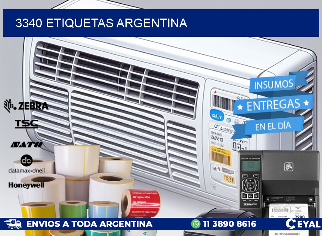 3340 ETIQUETAS ARGENTINA