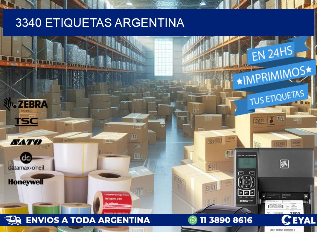 3340 ETIQUETAS ARGENTINA